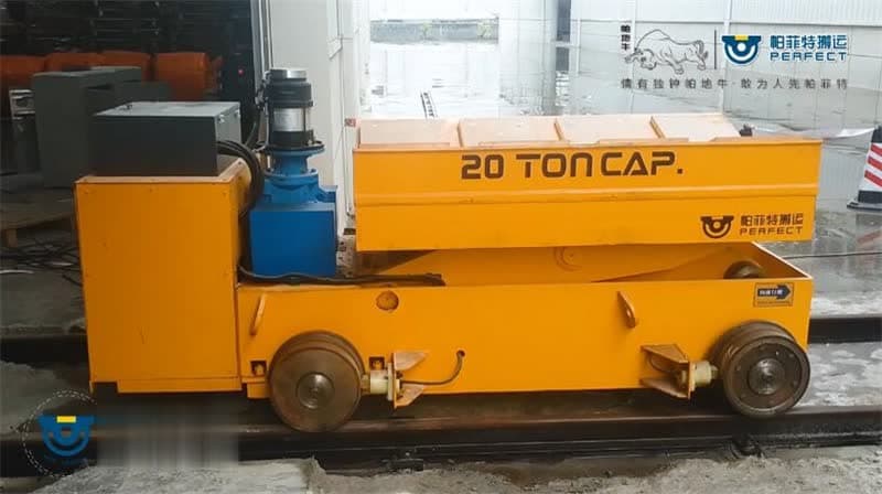 Motorized Die Cart For Steel Shop 20T